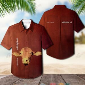 Midnight Oil Capricornia Short Sleeve Hawaiian Shirt