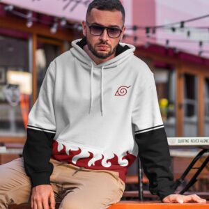 Minato Namikaze 3D Hoodie Zip Hoodie