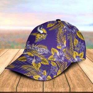 Minnesota Vikings Tropical Flower Classic Cap