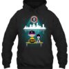 Mlb Detroit Tigers Snoopy And Charlie Brown City Night 2D Shirt Hoodie