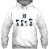 Mlb Detroit Tigers The Peanut Character Snoopy Navy 2D Shirt Hoodie