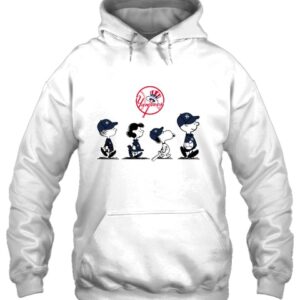 Mlb New York Yankees The Peanut Character Snoopy Navy 2D Shirt Hoodie