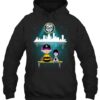 Mlb Tampa Bay Rays Snoopy And Charlie Brown City Night 2D Shirt Hoodie