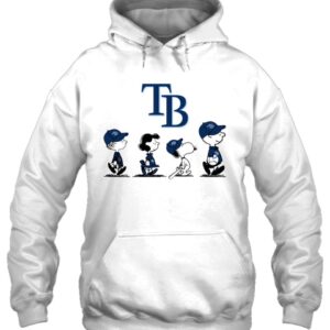 Mlb Tampa Bay Rays The Peanut Character Snoopy 2D Shirt Hoodie