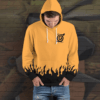Naruto Orange 3D Hoodie Zip Hoodie