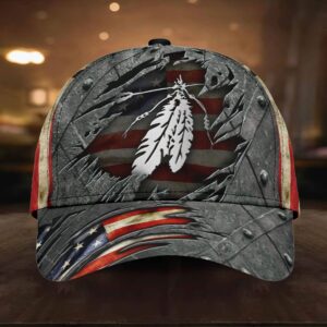 Native Us Flag Classic Cap
