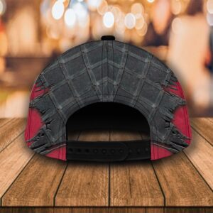 Ncaa Alabama Crimson Tide 3D Wings Skull Personalized Custom Cap