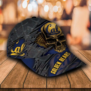 Ncaa California Golden Bears Skull Custom Name Cap Hat