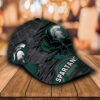 Ncaa Michigan State Spartans Skull Custom Name Cap Hat