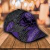 Ncaa Northwestern Wildcats Skull Custom Name Cap Hat