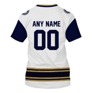 Ncaa Notre Dame Fighting Irish Personalized White 3D Hoodie Shirt