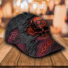 Ncaa Virginia Tech Hokies Skull Custom Name Cap Hat