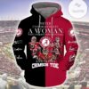 Never Underestimate A Woman Who Understands Football And Loves Crimson Tide Hoodie