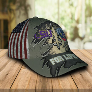 New Orleans Saints New Orleans Pelicans Lsu Tigers For Life Hat Cap
