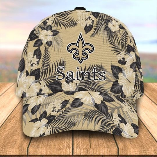 New-Orleans-Saints-Tropical-Flower-Classic-Cap-1