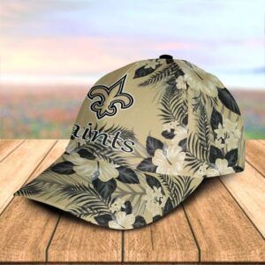 New Orleans Saints Tropical Flower Classic Cap