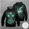 New York Jets Lava Skull Hoodie
