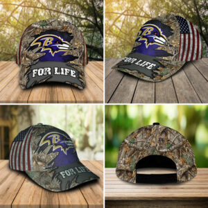 Nfl Baltimore Ravens Hunting For Life Cap
