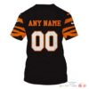 Nfl Cincinnati Bengals Black Orange Line Custom 3D Shirt Hoodie