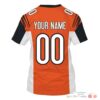 Nfl Cincinnati Bengals Orange Custom 3D Shirt Hoodie