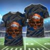 Nfl Denver Broncos Skull Wings 3D Shirt Hoodie
