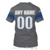 Nfl Detroit Lions Personalized 3D Hoodie Jersey Shirt
