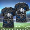 Nfl Indianapolis Colts Skull Wings 3D Shirt Hoodie