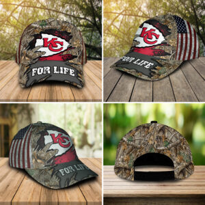Nfl Kansas City Chiefs Hunting For Life Cap