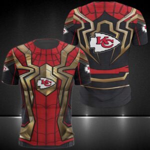 Nfl Kansas City Chiefs Spider Man 3D Shirt Hoodie