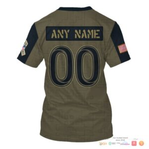 Nfl Los Angeles Rams Moss Green Custom 3D Shirt Hoodie