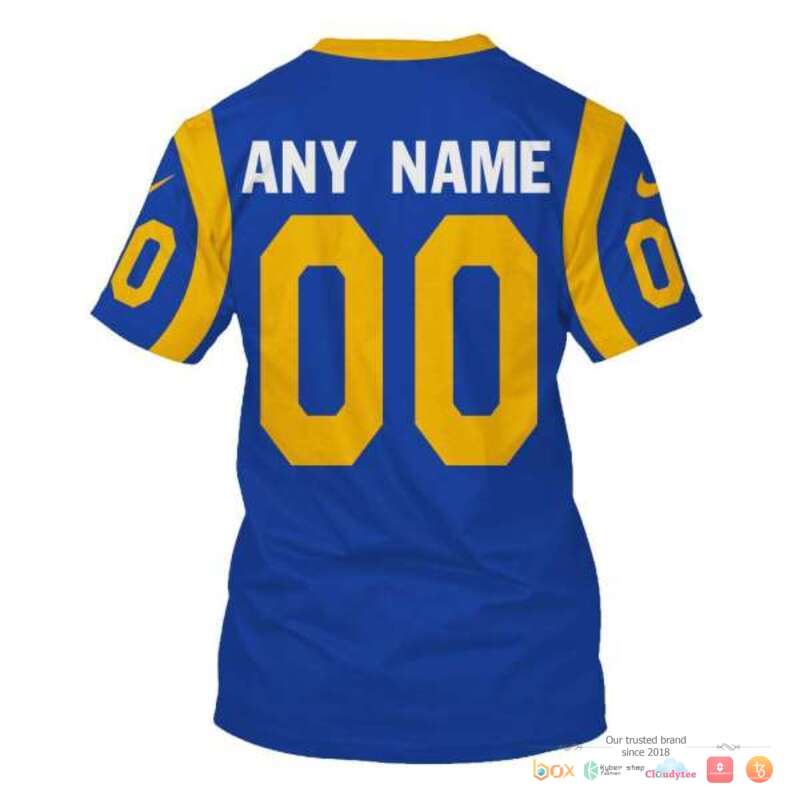 Nfl Los Angeles Rams Yellow Nike Custom 3D Shirt Hoodie Nfl Los Angeles Rams Yellow Nike Custom 3D Shirt Hoodie