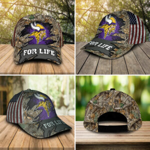 Nfl Minnesota Vikings Hunting For Life Cap