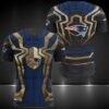 Nfl New England Patriots Spider Man 3D Shirt Hoodie