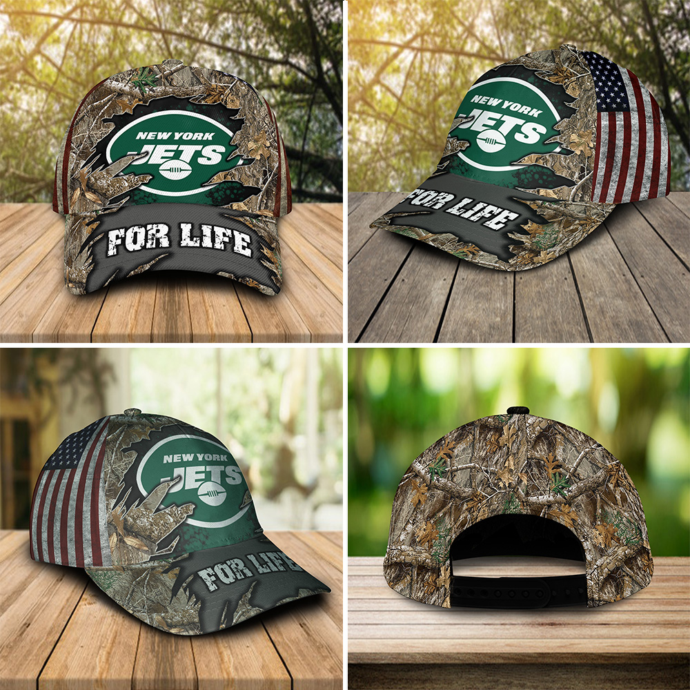 Nfl New York Jets Hunting For Life Cap Nfl New York Jets Hunting For Life Cap