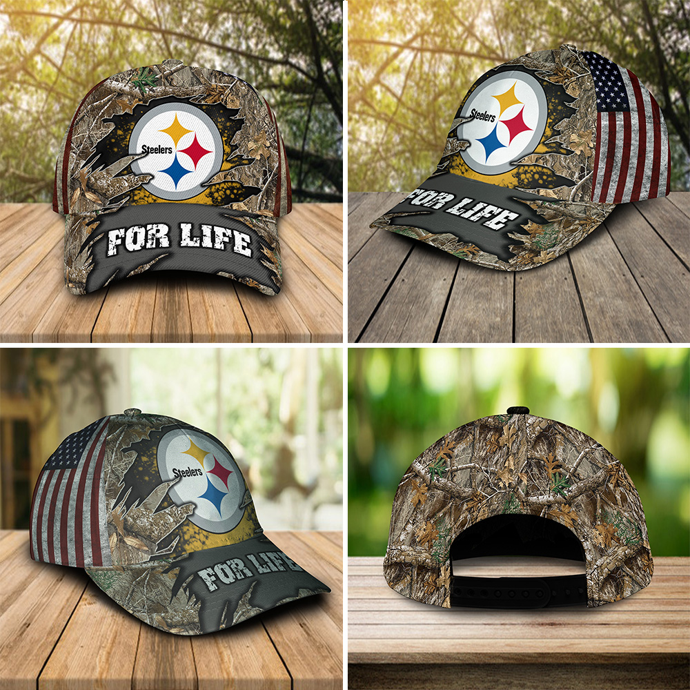 Nfl Pittsburgh Steelers Hunting For Life Cap Nfl Pittsburgh Steelers Hunting For Life Cap