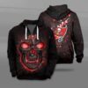 Nfl Tampa Bay Buccaneers Fire Skull Lava 3D Shirt Hoodie