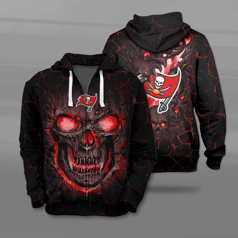 Nfl Tampa Bay Buccaneers Fire Skull Lava 3D Shirt Hoodie Nfl Tampa Bay Buccaneers Fire Skull Lava 3D Shirt Hoodie