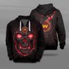 Nfl Washington Football Team Fire Skull Lava 3D Shirt Hoodie