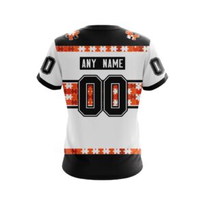 Nhl Anaheim Ducks Autism Awareness Personalized 3D Hoodie Shirt