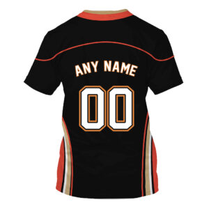Nhl Anaheim Ducks Personalized Black 3D Hoodie Shirt 4