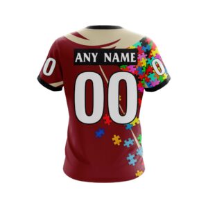 Nhl Arizona Coyotes Autism Awareness Ver1 Personalized 3D Hoodie Shirt