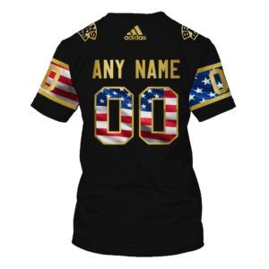 Nhl Boston Bruins Personalized American Flag 3D Hoodie Shirt