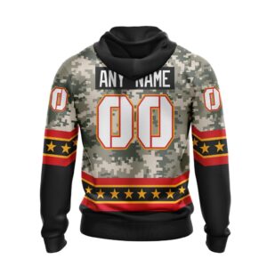 Nhl Calgary Flames Honor Military With Camo Color Personalized 3D Hoodie Shirt