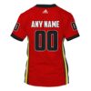 Nhl Calgary Flames Personalized Red 3D Hoodie Shirt