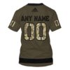 Nhl Carolina Hurricanes Personalized Oliu Green 3D Hoodie Shirt