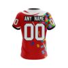 Nhl Chicago Blackhawks Autism Awareness Ver2 Personalized 3D Hoodie Shirt