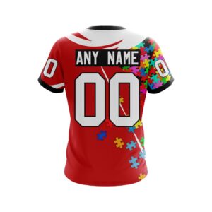 Nhl Chicago Blackhawks Autism Awareness Ver2 Personalized 3D Hoodie Shirt