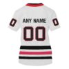 Nhl Chicago Blackhawks Personalized White 3D Hoodie Shirt