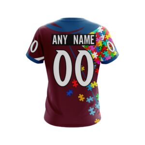 Nhl Colorado Avalanche Autism Awareness Ver1 Personalized 3D Hoodie Shirt
