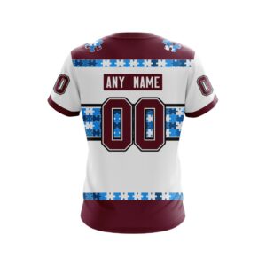 Nhl Colorado Avalanche Autism Awareness Ver3 Personalized 3D Hoodie Shirt